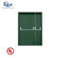 china emergency exit steel metal door with panic push bar exterior